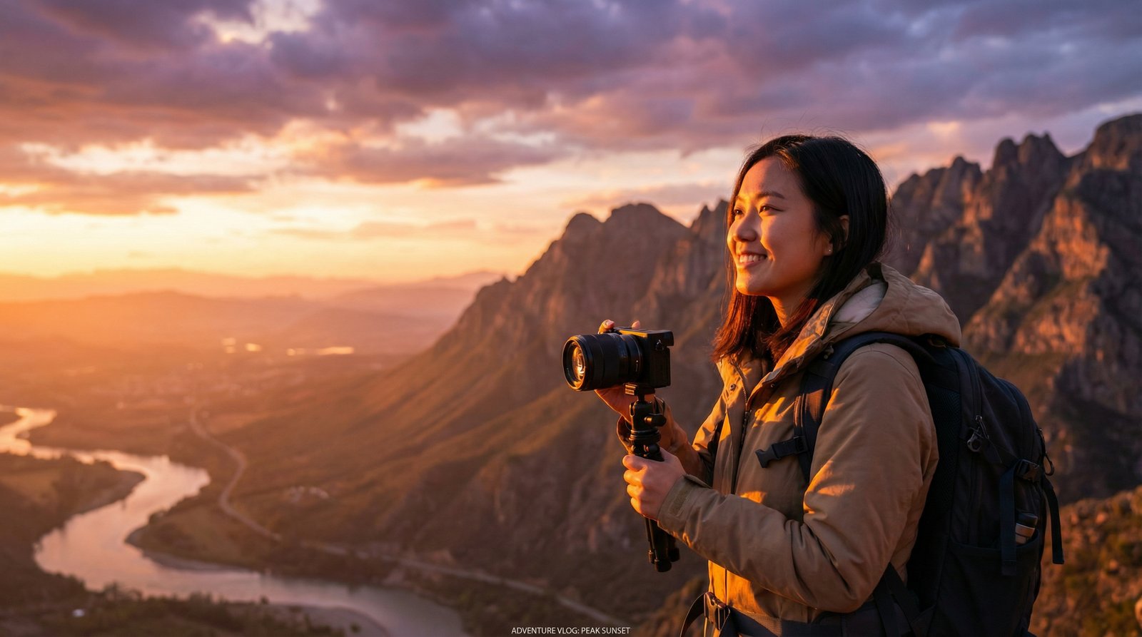黑料山巅日落旅行视频